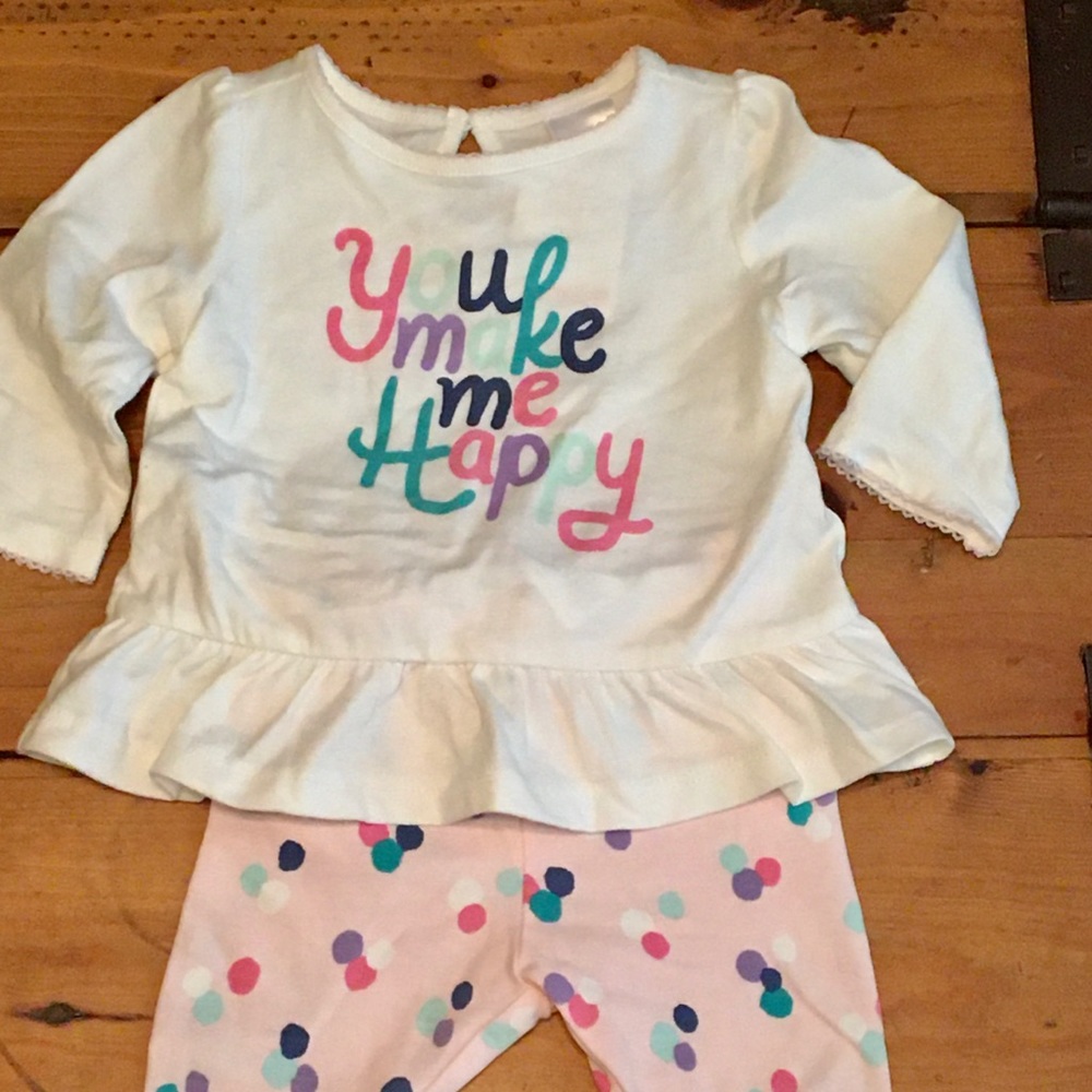 Gymboree//You Make me happy newborn set